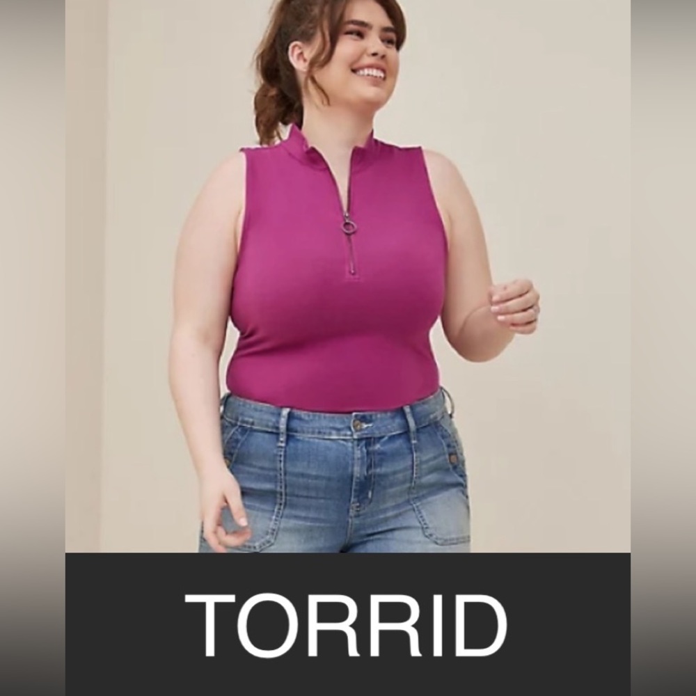 🆕 TORRID Stretchy Zip Up Top!!!   NEW w/ Tags!!! Plus Size 2X